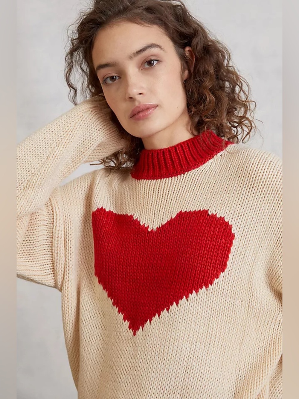 Anthropologie Daisy Sweetheart Knit Jumper